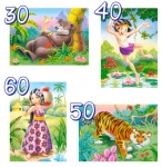 ���� Castorland, �-04157, "����� �������", 4xPuzzle(30.40.50.60)