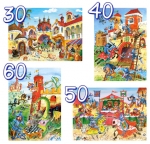 ���� Castorland, B-04195, ������� ������, 4xPuzzle(30,40,50,60)